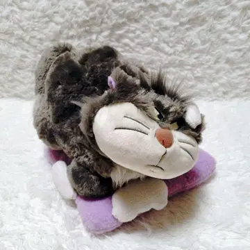 디즈니 스토어 루시퍼 봉제 인형 CAT DAY 신데렐라