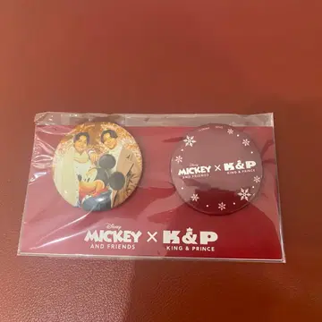 미키 & 프렌즈 x 킹 & 프린스 캔뱃지 세트
