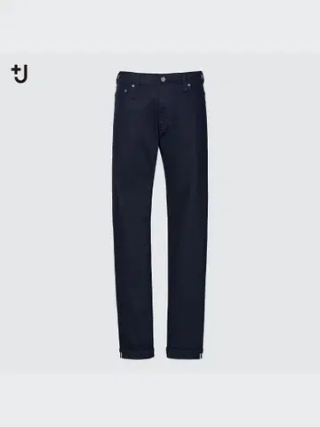 +J 셀비지 슬림 핏 스트레이트 청바지(68 BLUE)