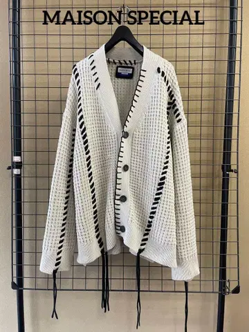 MAISON SPECIAL Waffle Crazy Stitch Knit