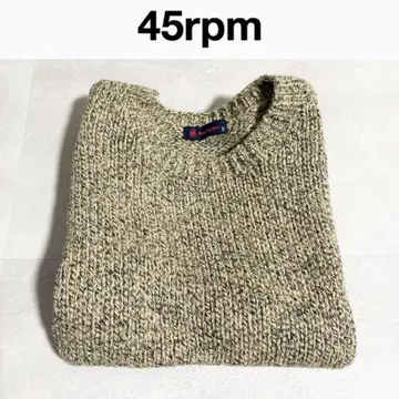 45rpm/45R 니트 베스트/슬리브리스 니트