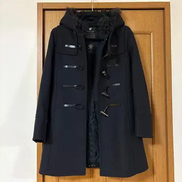 미사용! LOVELESS 더플 코트 네이비 34 퍼 포함