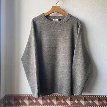 라무 크루넥 스웨터 33 KHAKI