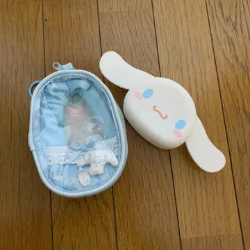 산리오 엔조이 아이돌 시리즈 봉제 인형 파우치 시나모롤 바스켓