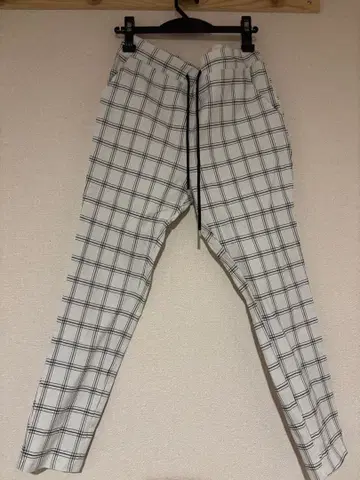 RTEG 체크 무늬 팬츠 X-Large