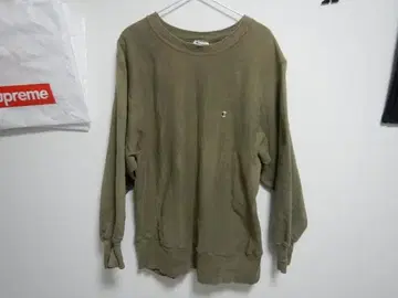 Champion 리버스 위브 80S 맨투맨 무지 트리코 태그 USA