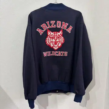 90s USA제 FAD CUSTOM LETTERING 바시티 자켓 XXL