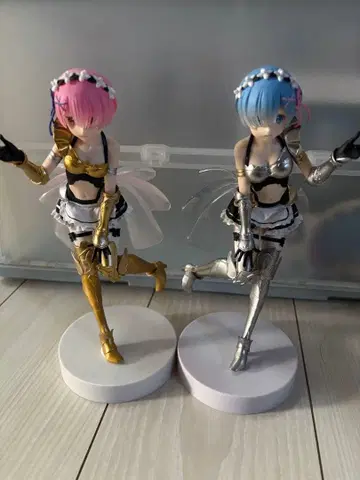 렘과 라무 메이드 피규어 2체 세트