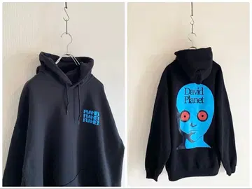 David Planet 판타스틱 플래닛 후드티 XL 블랙