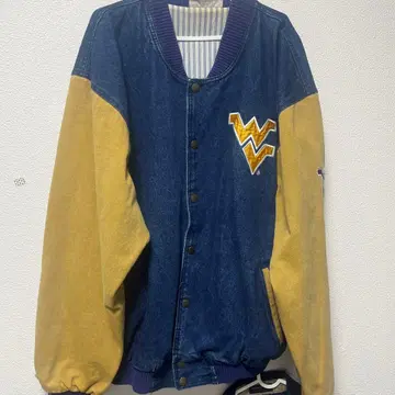 구제 의류 FRONT ROW WEST VIRGINIA 바시티 자켓 XL