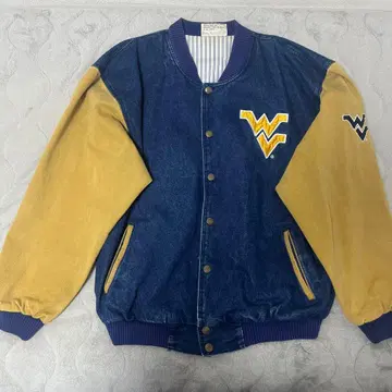 구제 의류 FRONT ROW WEST VIRGINIA 바시티 자켓 XL