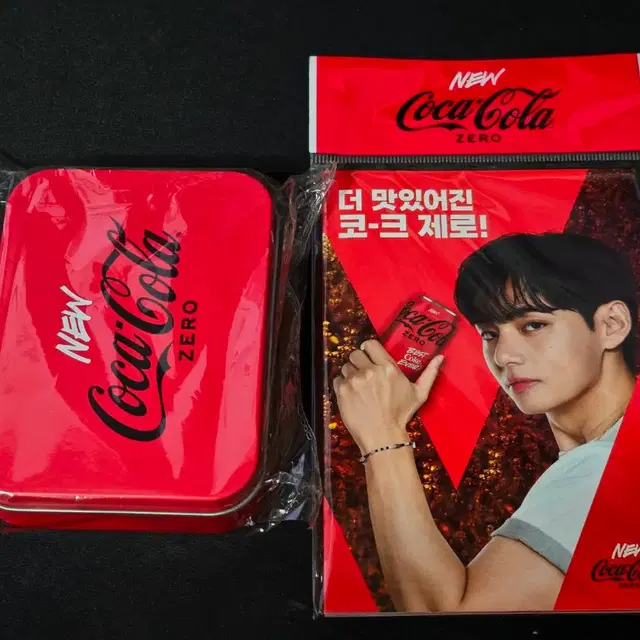 뷔 코카콜라 아코디언 + 스티커북 판매 BTS