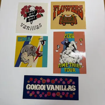 go!go!vanillas 스티커 세트