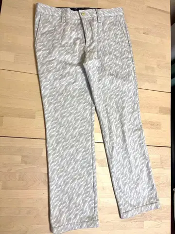 캘러웨이 팬츠 사이즈 M 기하학 패턴 그레이 계열 팬츠