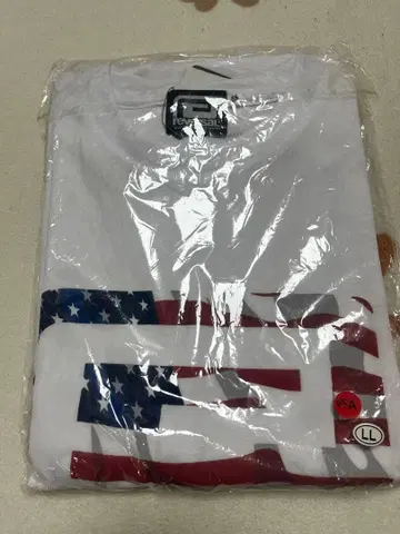 새상품 reversal 미국 국기 디자인 T셔츠 LL