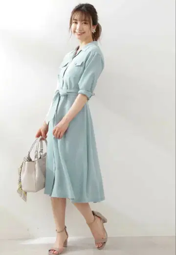 프로포션 바디 드레싱 셔츠 원피스 다나카 미나미