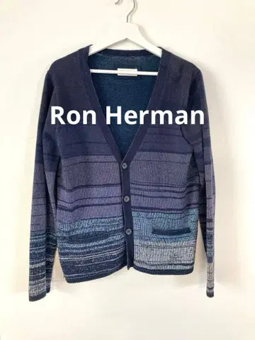 [ Ron Herman ] 론 헤르만 캐시미어 니트 가디건 M 블루