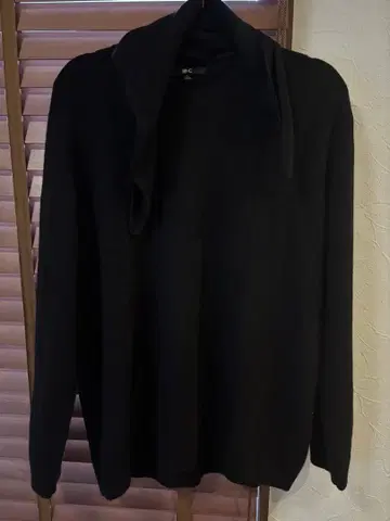 UNIQLO:C 캐시미어 릴랙스 V넥 스웨터 스카프 포함