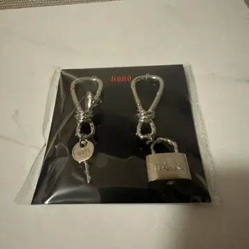 HANA 열쇠와 자물쇠 디자인 키링