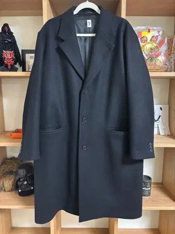 레샵 LE 블랙 체스터 코트