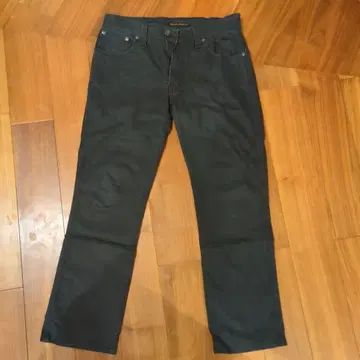 누디진 슬림짐 블랙 데님 W32 L32