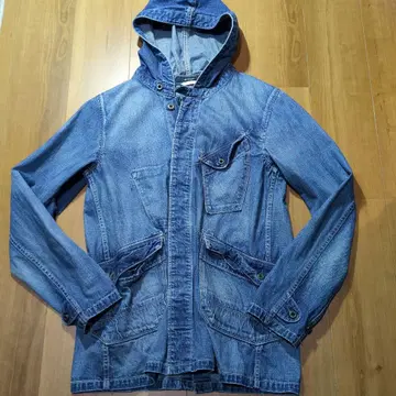 Johnbull 데님 코트 커버올