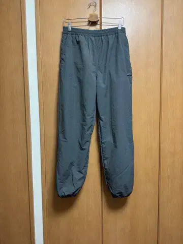 MUJI 무인양품 발수 보온 윈드 팬츠 신사 L 미디엄 그레이