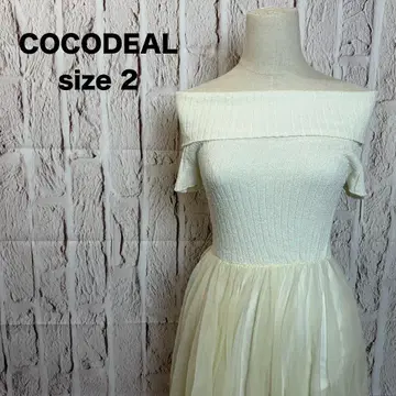 COCODEAL 코코딜 오프숄더 도킹 원피스 새상품급