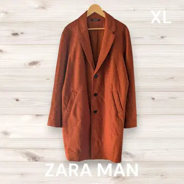 ZARA MAN XL 체스터 코트 오렌지