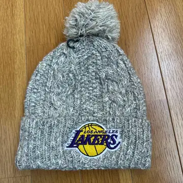 레이커스 미사용 니트 모자