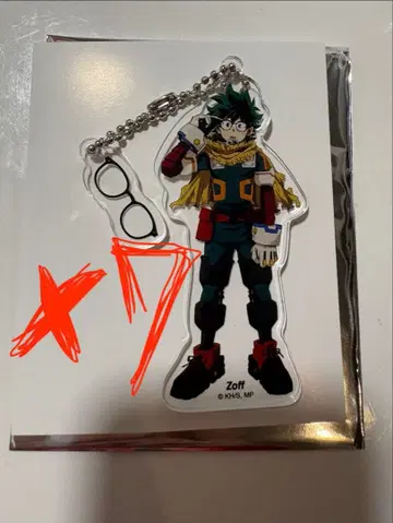 Zoff 아크릴 키링 데쿠 7개