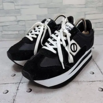 노네임 스니커즈 통굽 블랙