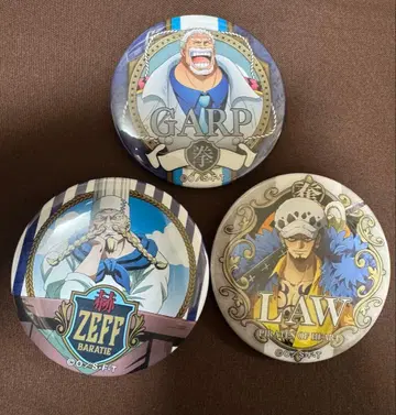 원피스 야라카나 캔뱃지 로우 가프 제프 3종 세트