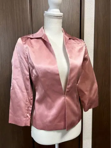 LA-BREA 핑크 테일러드 자켓 사이즈 2