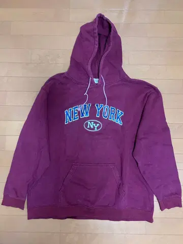 NEW YORK 후드 부착 후드티 XL