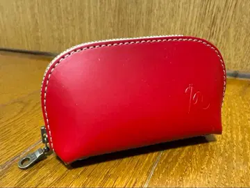 ASAHI 가죽 키케이스 천연 가죽 레드