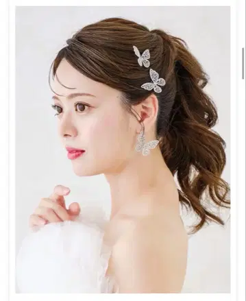 annan wedding 버터플라이 모티브 귀찌