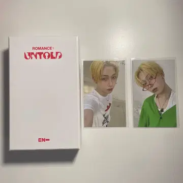 ENHYPEN 반지 목걸이 선우 트레이딩 카드 포함 미사용