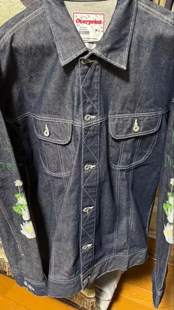 Overprint 꽃무늬 자수 데님 자켓 Letao (루타오) 님