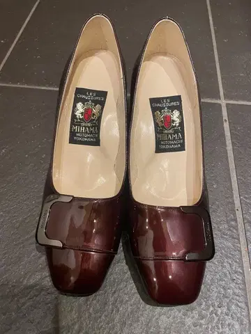 MIHAMA 다크 브라운 하이힐