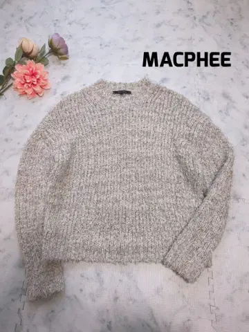 MACPHEE 맥피 라메 니트 풀오버