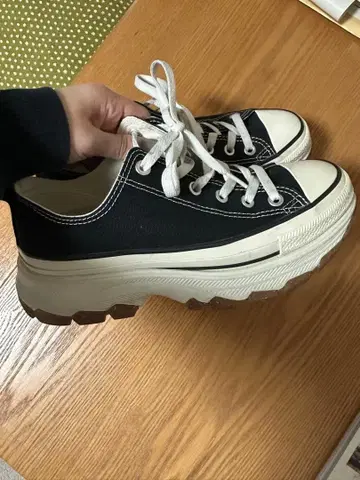 컨버스 올스타 통굽 스니커즈 블랙 컨버스 25.5