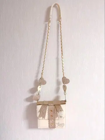 Angelic Pretty Present Ribbon 미니백 골드