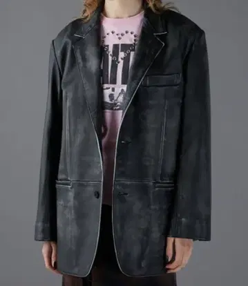 [새상품급] 워시드 가죽 테일러드 자켓/Tailored Jacket