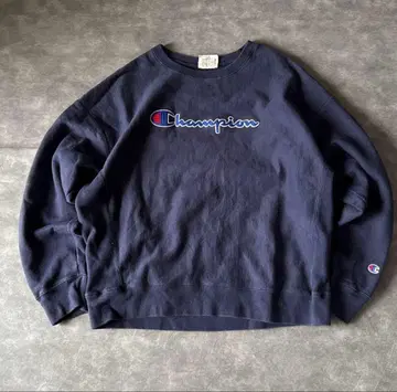 Champion 리버스 위브 로고 자수 맨투맨 2XL 남성용