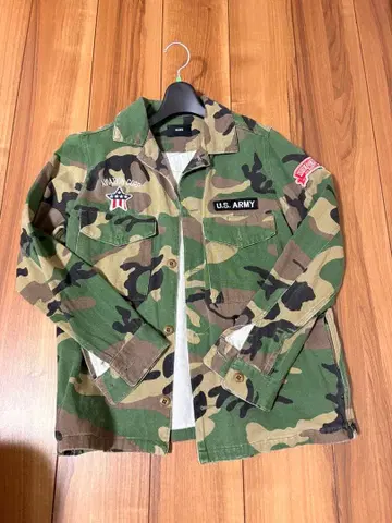 카모 패턴 U.S. ARMY 자켓 로데오 크라운