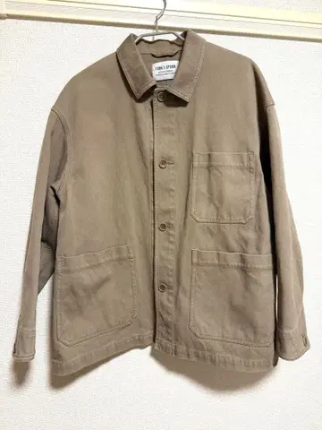 FORK & SPOON 트윌 커버올 베이지