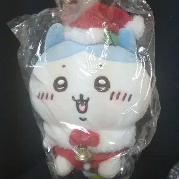 치이카와 (먼작귀) 산타 봉제 인형 S 하치와레 택 포함