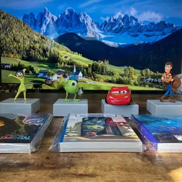 픽사 1등 복권 해피 복권 A상 캐릭터 피규어 덤 3개