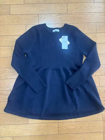 any FAM 페플럼 니트 네이비 택 포함 새상품